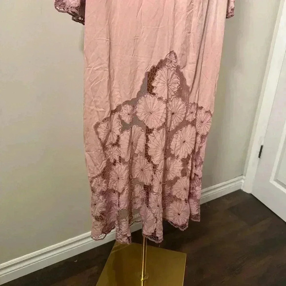 Tiare Hawaii Revolve peachy boho beach duster kimono long OS - Picture 5 of 7